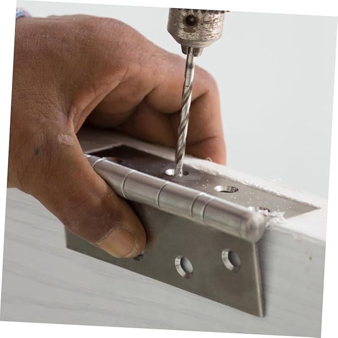 Homoyoyo 6pcs Stainless Steel Corner Brackets Furniture Corner Joints Brackets for Wood Shelves Braces for Cabinets