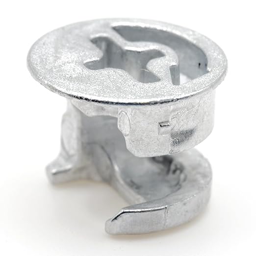 ReplacementScrews Eccentric Cam Locks Compatible with IKEA 103114 (Kullen, Alex, MICKE) Case with Flange - 12mm x 10mm - Zinc Alloy (Pack of 12)