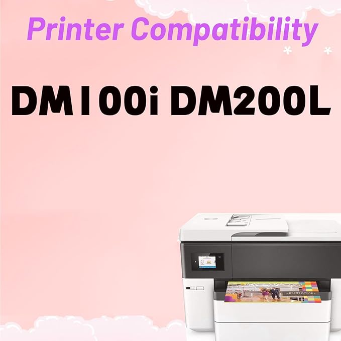 793-5 Red Ink Cartridge Replacement for DM100i DM200L DM100
