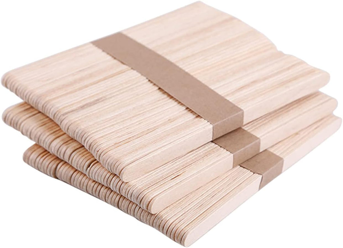 150 Pcs Craft Sticks, Ice Cream Stick Thickness 2mm Width 10mm Ideal for Building Model and Creating Craft Projects,Length 114mm