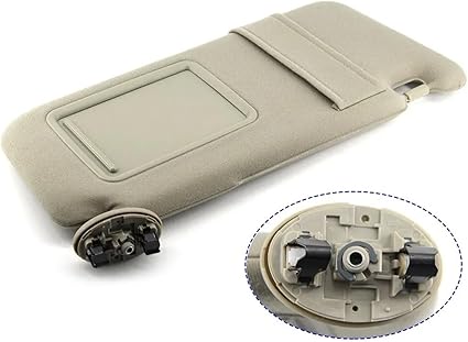 Sun Visor Beige Car Sun Visor Shade Left Side Right Side Driver Side Passenger Side for Toyota for Camry 2007 2008 2009 2010 2011 Car Sun Visor