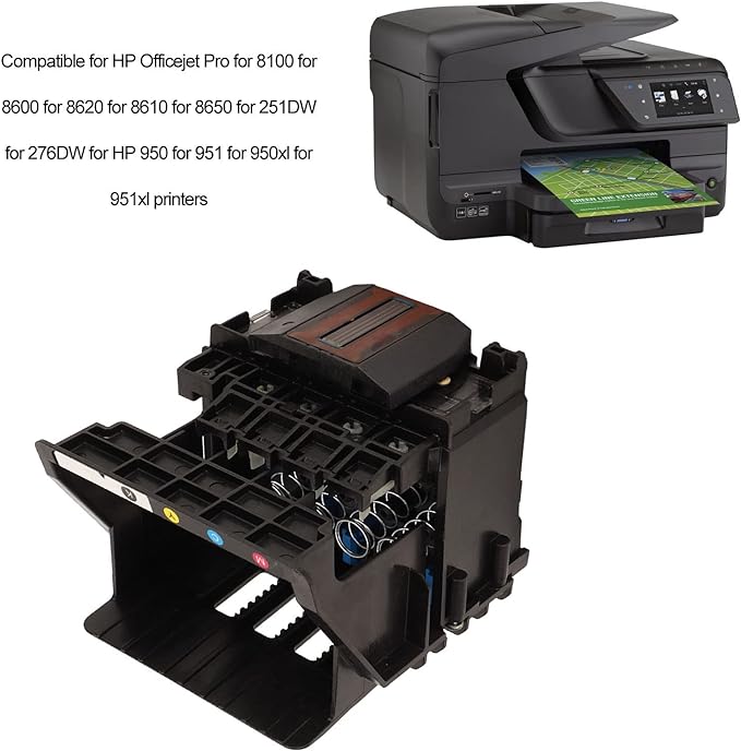 GOTOTOP Print Head 950 951 950xl 951xl Printhead Replacement Kit for Officejet Pro 8100 8600 8620 8630, Lightweight and Compact