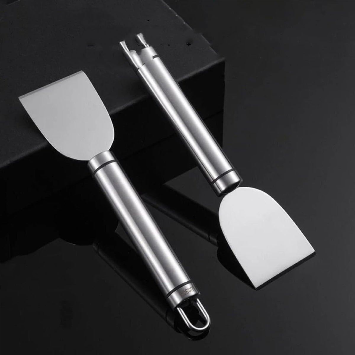 6" Scraper, Remove stubborn dirt, multi-functional cleaning, universal oil-stained degumming pot bottom, fine passivation knife edge