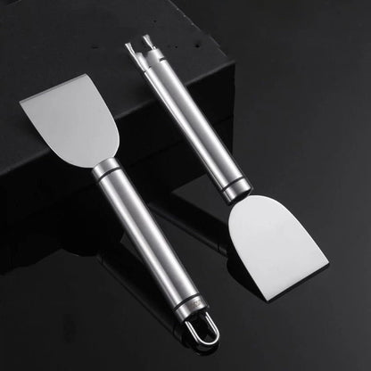 6" Scraper, Remove stubborn dirt, multi-functional cleaning, universal oil-stained degumming pot bottom, fine passivation knife edge