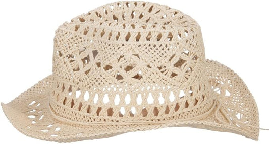 Girl's Paper Braid Cowboy Hat