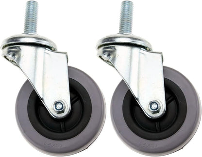 Micro Traders 3 Inch 75Mm Swivel Bolt Hole Castor Wheels Trolley Furniture Caster X 2