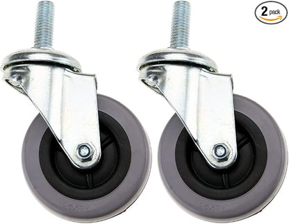 Micro Traders 3 Inch 75Mm Swivel Bolt Hole Castor Wheels Trolley Furniture Caster X 2
