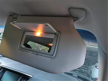 Ezzy Auto Gray Right Passenger Side Sun Visor Compatible with Nissan Pathfinder Infiniti QX60 JX35 with Sunroof 96401-9PB0A