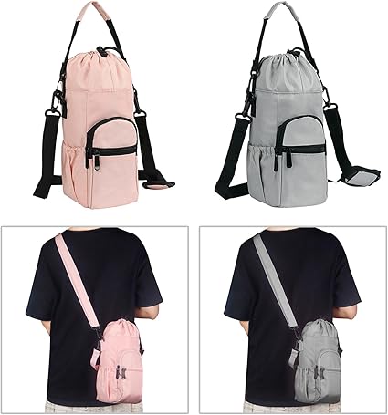 Outdoor Sports Insulated Water Bottle Sleeve Thermal Water Bottle Holder Bag Water Bottle Shoulder Bag Drink Carriers