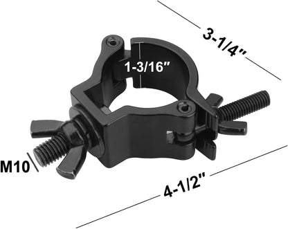 GBGS 20 Pack 2"Truss Clamp,DJ Stage Lighting Clamps,Max Load 220lbs,Black for Stage Moving Head Lighting
