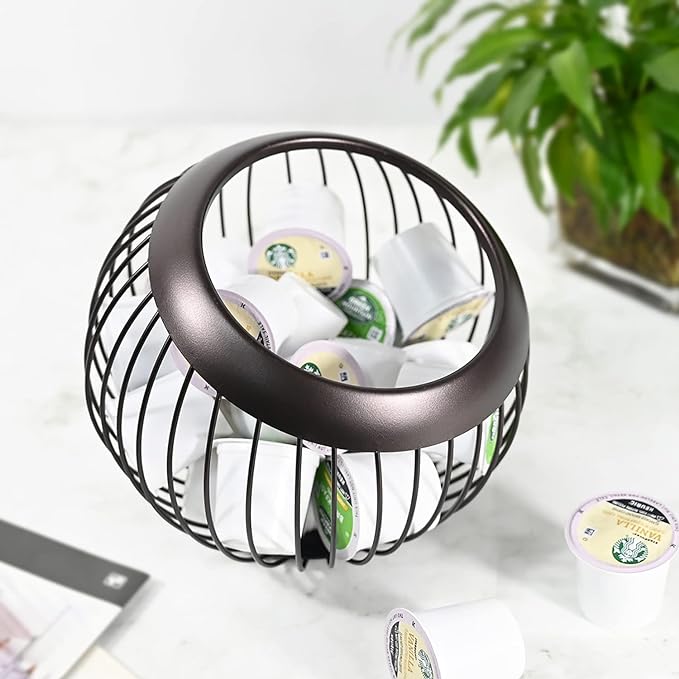 Charmount Coffee Pod Holder, Capacity K Cup Holder and Espresso Pod Holder