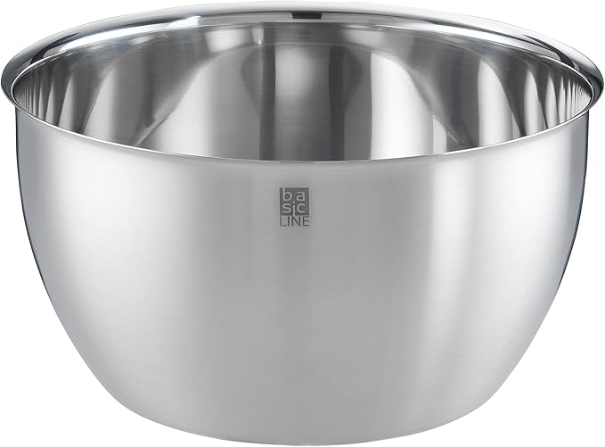 Rosle Basics Line Stainless Steel Mixing Bowl, 7-inch Diameter, 4.5-inch Height