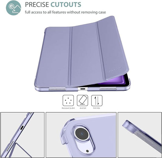 ProCase Smart Case for iPad Air 11-inch M3 M2 2025 202410.9 Air 5th 4th Generation 2022 2020, Protective Cover for Air 5 4 -Purple