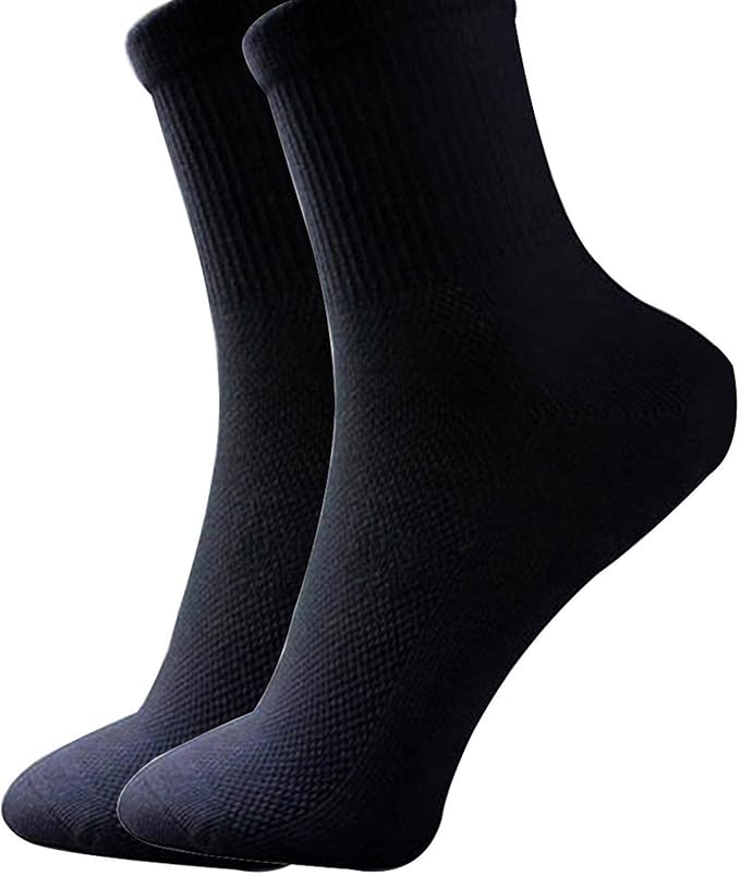 1 Pair Men's Summer Mesh Soft Cotton Blend Socks Athletic Sport Gym Casual Socks