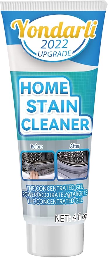 Home Remover Gel, 10 Fl Oz Remover for Washing Machine Refrigerator Strips, Household Front Load Washing Machine Cleaner, Cleaner for Tiles Sealant Bathroom Cleaning Home Sinks Grout Cleaner