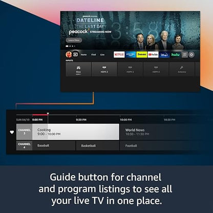 Alexa Voice Remote Enhanced, requires compatible  Fire TV Device