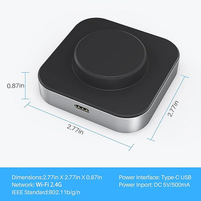 Hornbill G2 Gateway Wi-Fi Bridge, Keyless Entry Electronic Smart Door Lock Wi-Fi GatewayWi-Fi Bridge, Remotely Control Your Smart Lock, G2 Gateway Works with 2.4 GHz