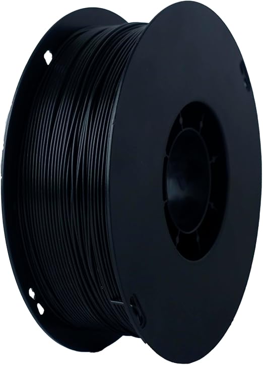Jinccai 3D Printer Filament PLA+ Filament 1.75mm, Neatly Wound PLA Plus 3D Printing Filament, Dimensional Accuracy +/- 0.02 mm, Fit Most FDM 3D Printer, 1kg Spool (2.2lbs) Black