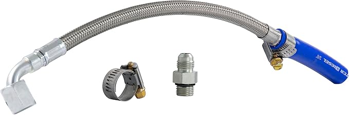 Sinister Diesel Turbo Coolant Feed Line  Fixes Factory Feed Line Leak  Fits 20112014 Ford Powerstroke 6.7L  Direct OEM Replacement