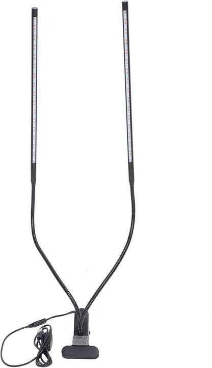 EVTSCAN LED Plant Lights Full Spectrum Dimming Timing Clip On Growing Lamp Bars for Indoor Seedlings Flowers