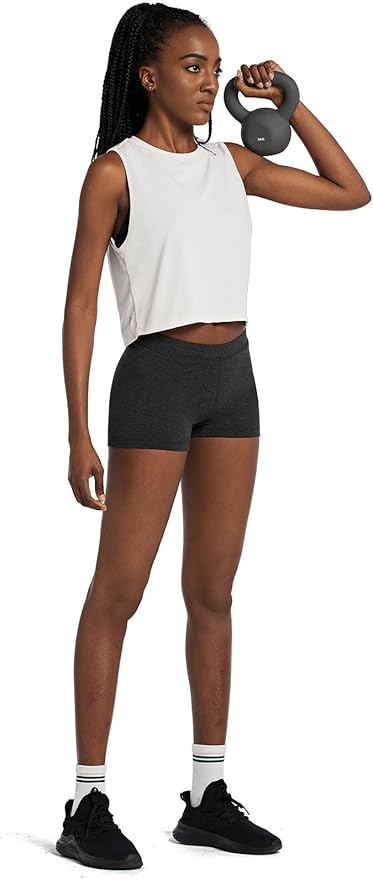 Baleaf Workout Tops for Women Crop Tank Top Quick Dry Athletic Gym Exercise Sleeveless Shirts Muscle Yoga Loose Fit