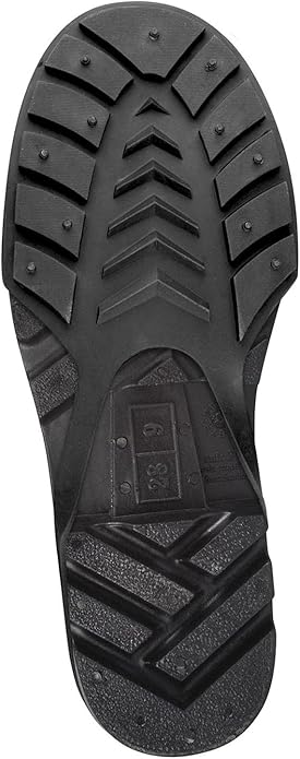 OSH1162-11, Natural Rubber Safety Overshoes with Steel Toe Cap and Back Strap Shoe Cover (Color Coded by Size)