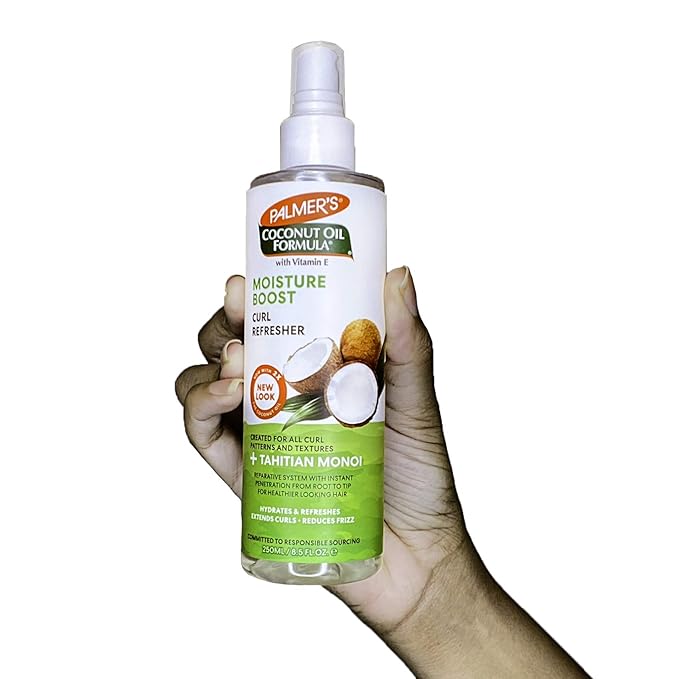 Palmer's Coconut Oil Formula Moisture Boost Curl Refresher Spray, 8.5 Ounce