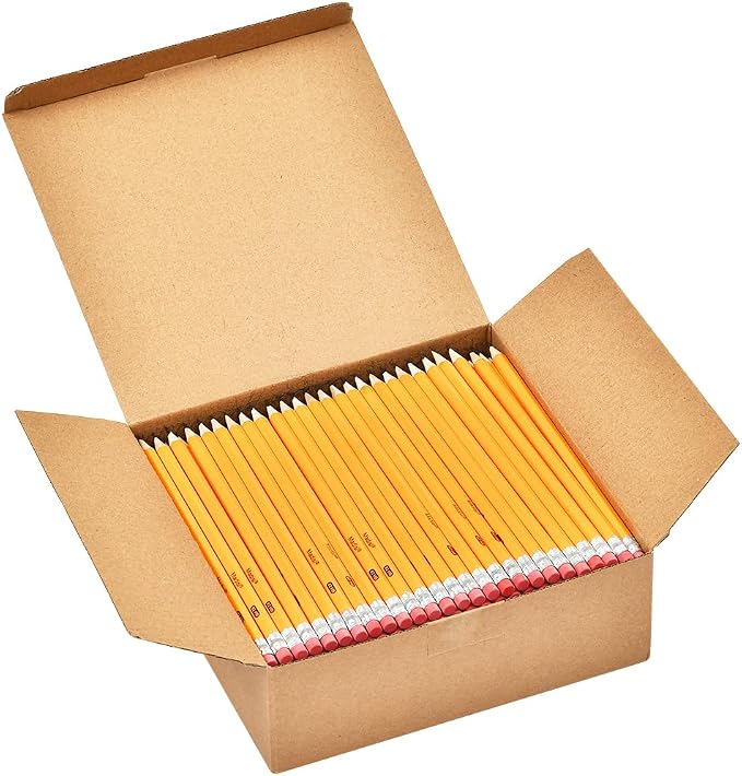 Madisi Wood-Cased #2 HB Pencils Bulk, 240 Count, Pre-sharpened