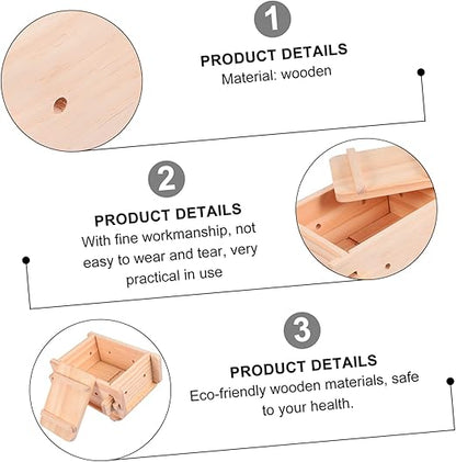 1 Set Wooden Tofu Mold Kitchen Homemade Curd Making Tool Organic Tofu Maker for Fresh Tofu Cheese Kitchen Essential for Tofu Lovers