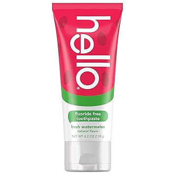 hello Fresh Watermelon Fluoride Free Kids Toothpaste, 4.2 Oz Tube