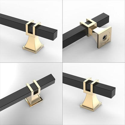 9BUILD 5 Pack 9 Inch Cabinet Pulls Matte Black Kitchen Cabinet Handles Cabinet Hardware Kitchen Handles for Cabinets Black Pulls T Bar Drawer Handle