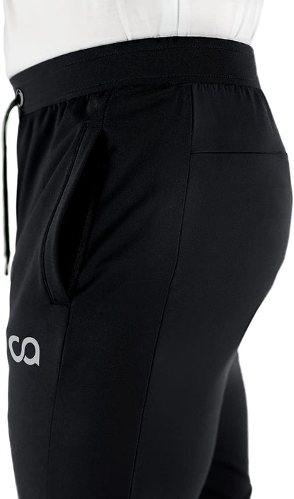 Contour MenТs Sweatpants with Pockets Zipper, Cruise Sweatpants for Men, Joggers for Men Slim Fit, Mens Joggers for Workout