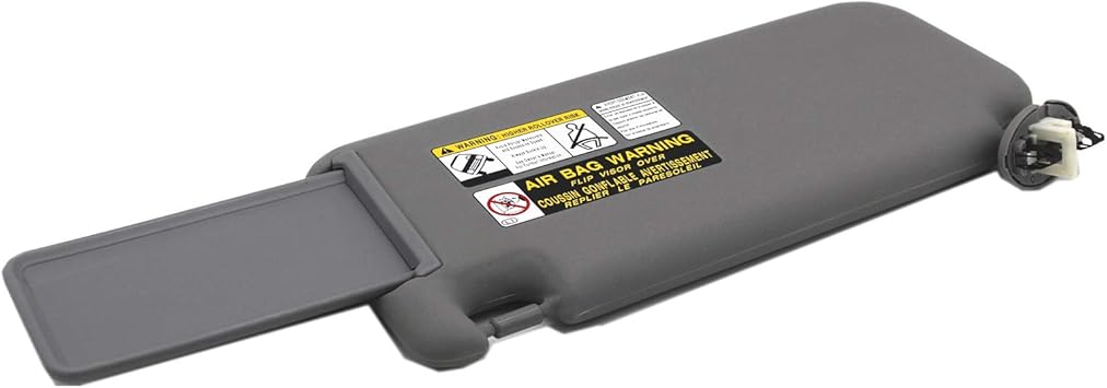 Ezzy Auto Gray Right Passenger Side Sun Visor fit for Toyota RAV4 with Sunroof 2006 2007 2008 2009 2010 2011 2012 2013