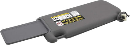 Ezzy Auto Gray Right Passenger Side Sun Visor fit for Toyota RAV4 with Sunroof 2006 2007 2008 2009 2010 2011 2012 2013