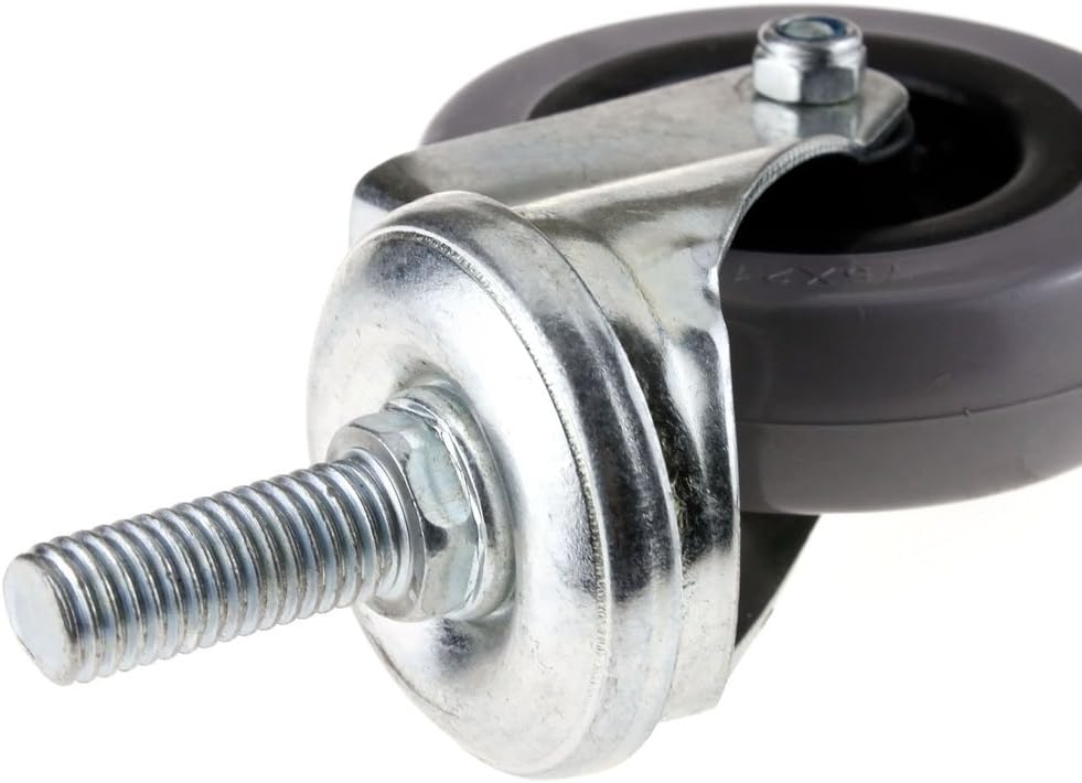 Micro Traders 3 Inch 75Mm Swivel Bolt Hole Castor Wheels Trolley Furniture Caster X 2