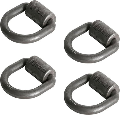 DC Cargo Weld-On D-Ring Tie-Down Anchors – 5/8" (4 Pack) Heavy-Duty Forged Steel with 18,900 lb. ABS – Rotating D-Rings Secure & Durable for Trailers, Trucks, Warehouses, Docks