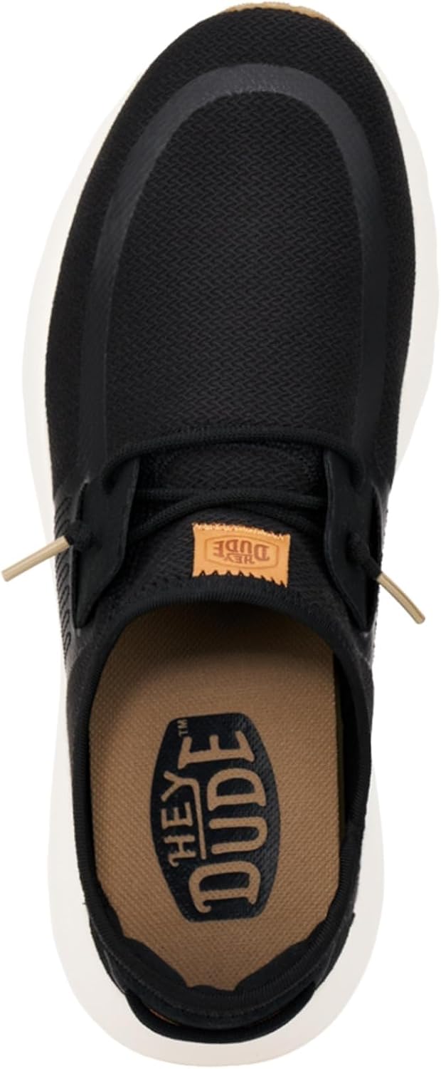 HEYDUDE Men's Sirocco Neutrals Slip On Sneaker | Breathable Knit Upper | Textile Upper, Cushioned Heel Collar, Removable Foam Insole, Flexible Outsole, Easy On System
