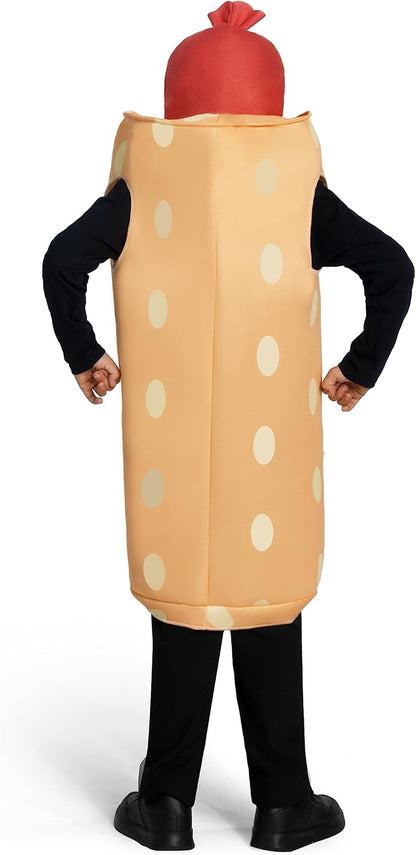 Spooktacular Creations Hot Dogs Costume Kids, Unisex Food Themed Costume for Child Teens Halloween Dress up Cosplay Party .