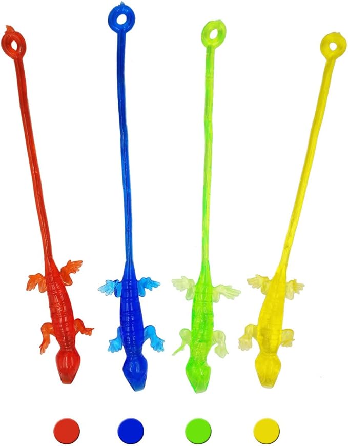 DoDoMagxanadu 14 Pack Assorted Stretchy Sticky Toy KidsParty Favor Packs, Stretchy Sticky Hand Basket Fillers Novelty Fidget Toy Stocking Stuffers for Boys and Girls