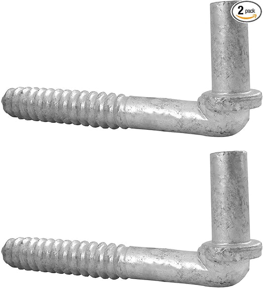 Jake Sales - 4-12 In Wood Post Lag Screw Hinge - 58 Hinge Pin - 2 Pack