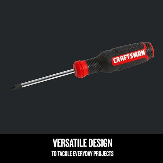 CRAFTSMAN Phillips Screwdriver, Bi-Material, PH 1 X 3 Inch (CMHT65052N)
