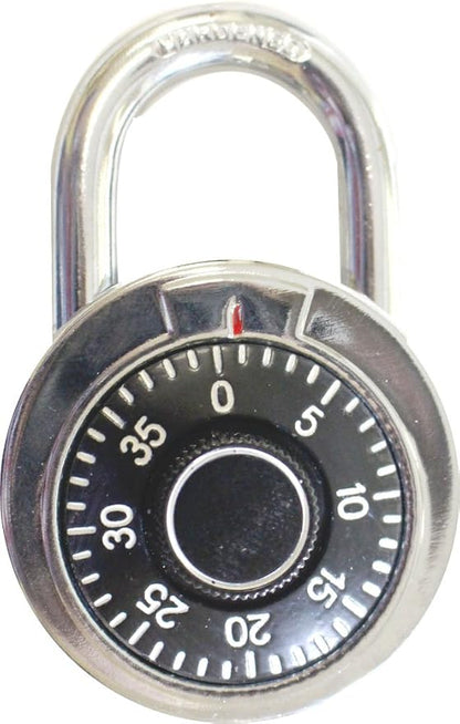 ToolUSA 2 Inch Combination Padlock For Locker Or Lock Box: LOCK-07375