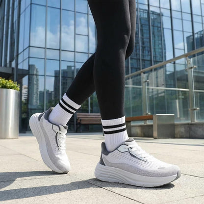 Women's Wide Toe Box Walking Shoes–Non Slip Comfortable Cushioned Fashion Sneakers for Bunions Lightweight Zero Drop Tennis Running Shoe with Roomy Fit