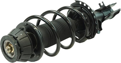 TRQ Front Left Complete Strut & Coil Spring Assembly Drivers Side Compatible with 2012-2017 Hyundai Accent Kia Rio