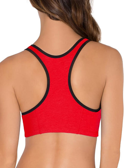 Fruit of the Loom Women's Multi-Pack Tank Top Style Sports Bra