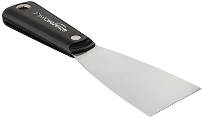 Basics Flex Professional Grade Putty Knife Scraper with Carbon Steel Blade, 2"