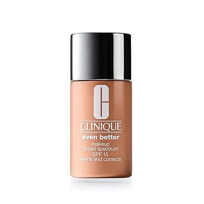 Clinique Even Better Makeup Medium Coverage Foundation Broad Spectrum SPF 15  Evens Skin Tone  Reduces Dark Spots