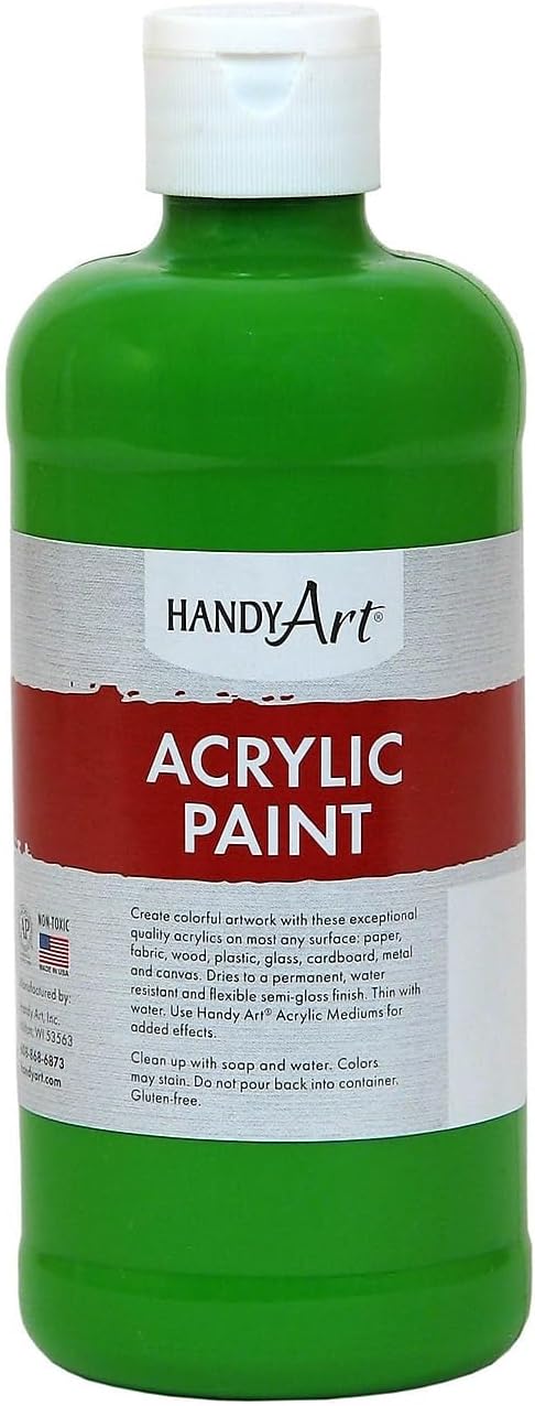 Handy Art Student Acrylic Paint 16 ounce, Light Green