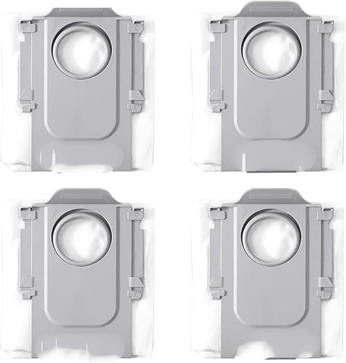 Dust Bag,Compatible For Roborock,S8 MaxV Ultra S8 Max Ultra Robot Vacuum Cleaner Parts Dust Box Bag Auto-Empty Dock Accessories(4 Pcs)