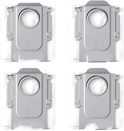 Dust Bag,Compatible For Roborock,S8 MaxV Ultra S8 Max Ultra Robot Vacuum Cleaner Parts Dust Box Bag Auto-Empty Dock Accessories(4 Pcs)